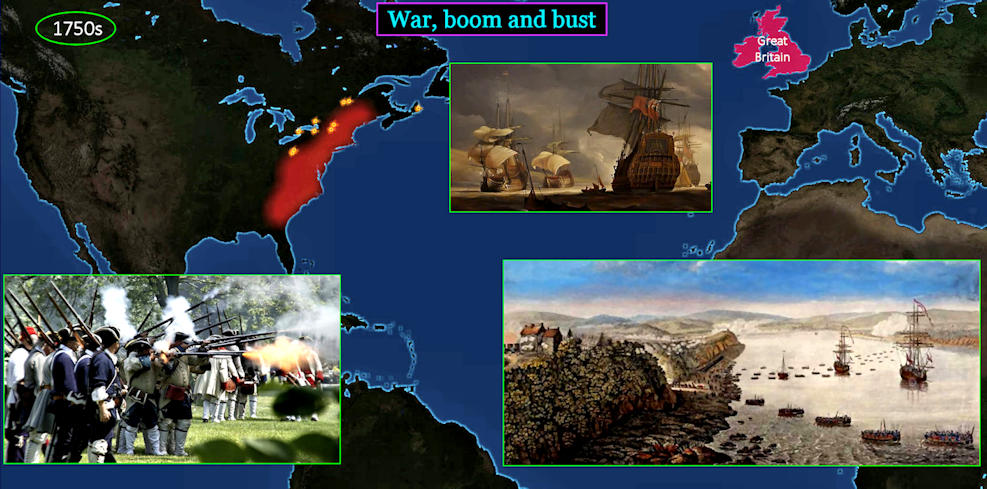 War boom and bust, 1760s